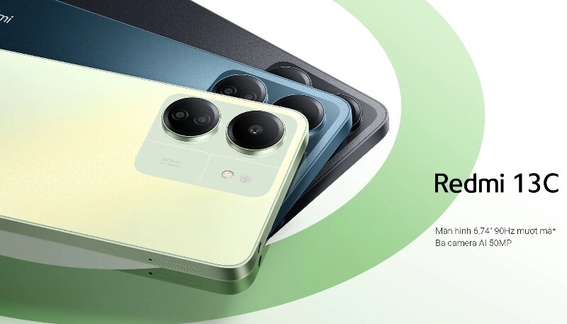 Điện thoại Xiaomi Redmi 13C 6GB/128GB thiết kế