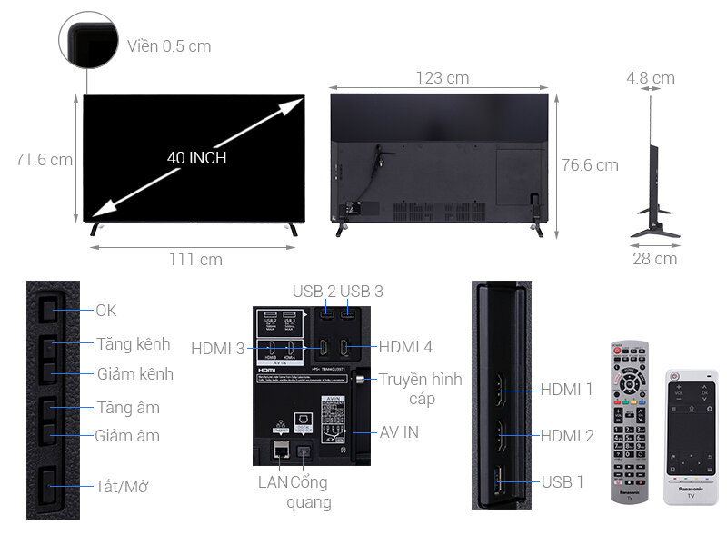 Smart Tivi OLED Panasonic 55 inch TH-55EZ950V