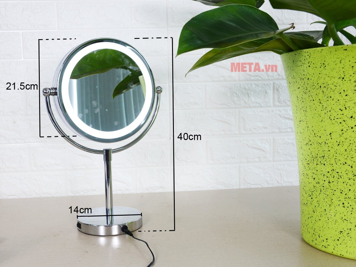 Gương trang điểm 2 mặt kèm đèn led Beurer BS69