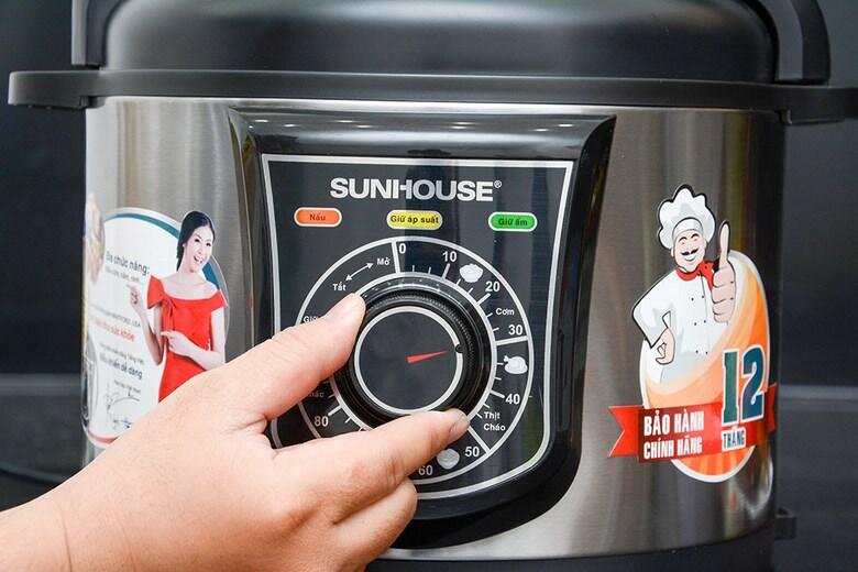 Nồi áp suất điện tử Sunhouse SH1650 5.0 lít Nồi áp suất điện tử Sunhouse SH1650 5.0 lít