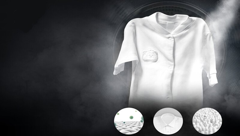 Máy giặt Aqua Inverter 10 kg AQD-DD1000A giặt nước nóng diệt khuẩn