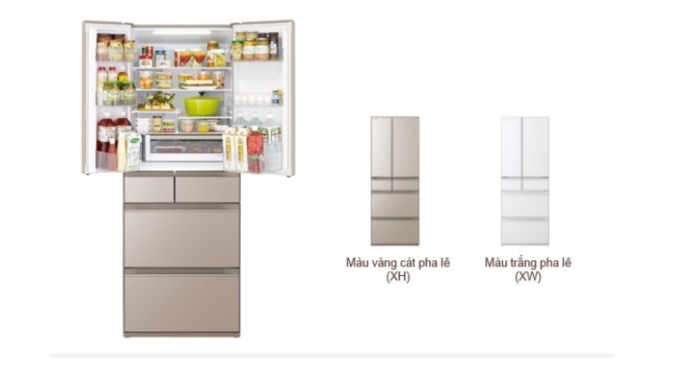 Tủ lạnh Hitachi Inverter 602 lít R-HW60N