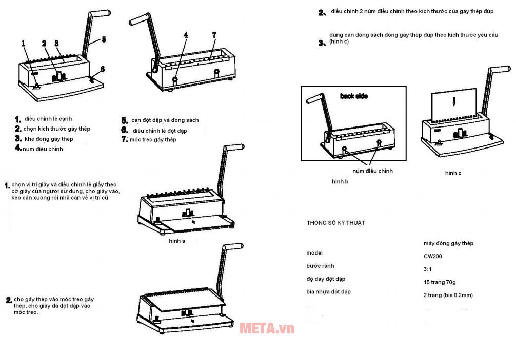 Máy đóng sách Silicon BM-CW1200
