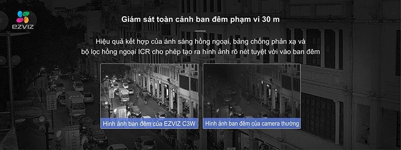 Camera quay quét Wifi theo dõi chuyển động EZVIZ Husky air CS-CV310 720P Camera quay quét Wifi theo dõi chuyển động EZVIZ Husky air CS-CV310 720P