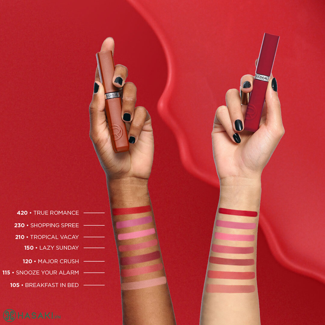 Son Kem Lì L'Oreal Infallible Matte Resistance Liquid Matte Lipstick 5ml Tại Hasaki Son Kem Lì L'Oreal Infallible Matte Resistance Liquid Matte Lipstick 5ml  - 1