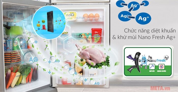 Tủ lạnh Aqua có Inventer AQR-I210DN (210L)