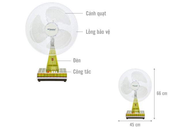 Quạt bàn Vinawind 400-NSD