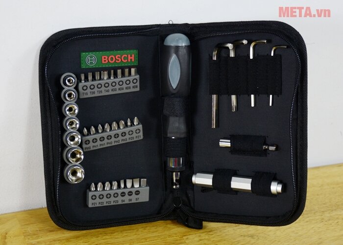 Bộ vặn vít đa năng Bosch 38 chi tiết 2607019506