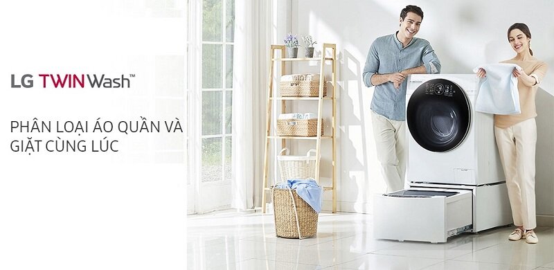 Máy giặt LG Twinwash FG1405S3W & TG2402NTWW Máy giặt LG Twinwash FG1405S3W & TG2402NTWW