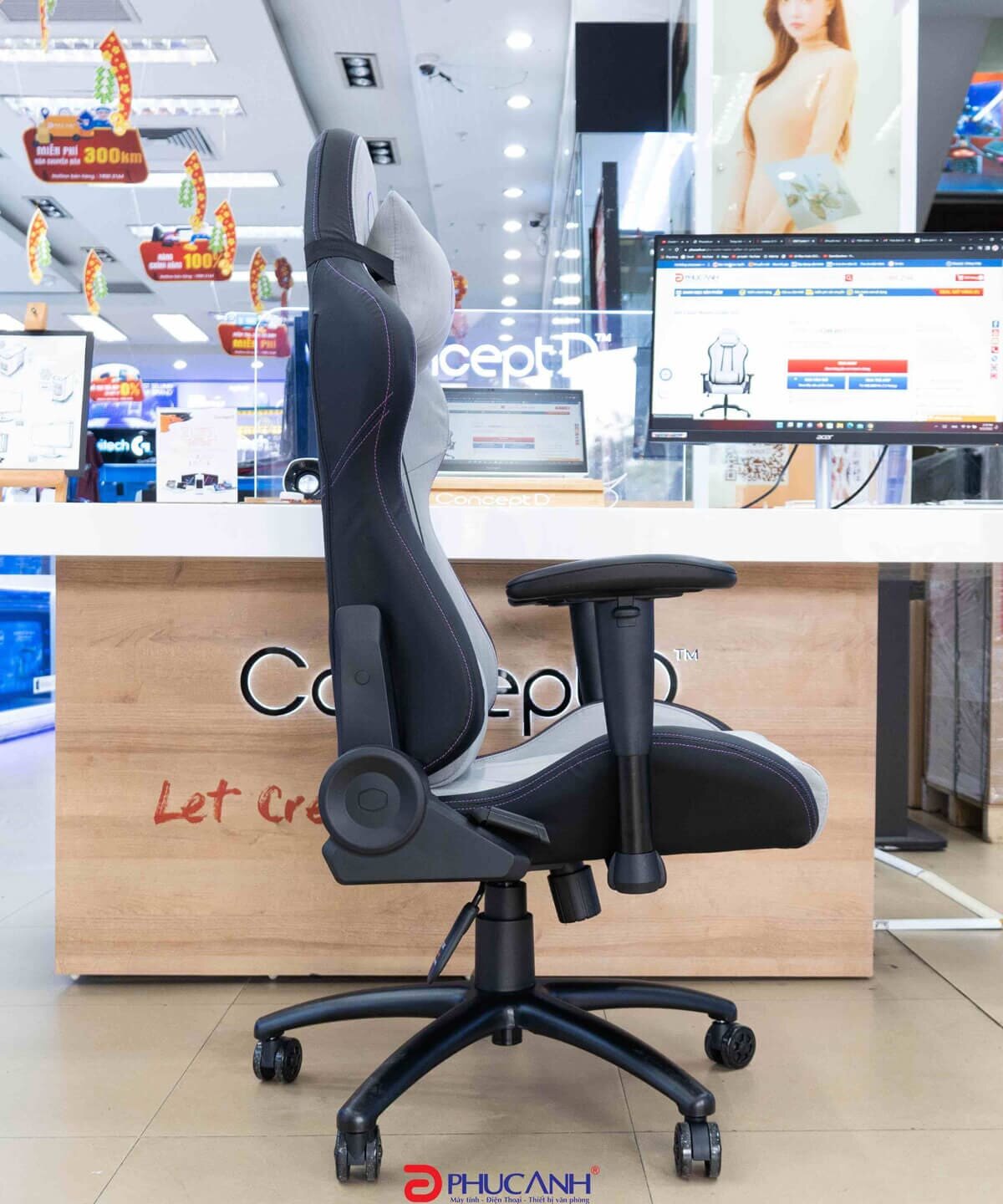 ghế gaming cooler master