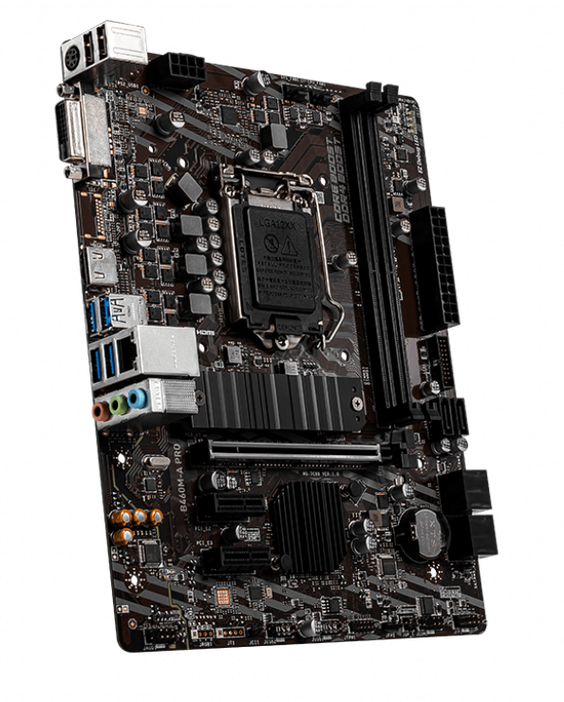 Mainboard MSI B460M A-PRO (LGA 1200 - m-ATX Form Factor - DDR4)