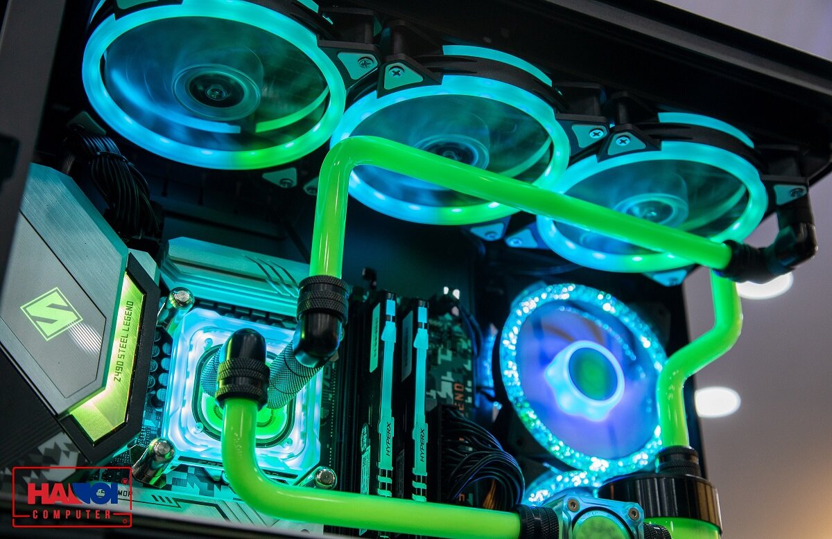 Trọn bộ tản nhiệt nước PC LIAN-LI O11 Dynamic HT-86 (Lắp ráp theo yêu cầu) đường nước