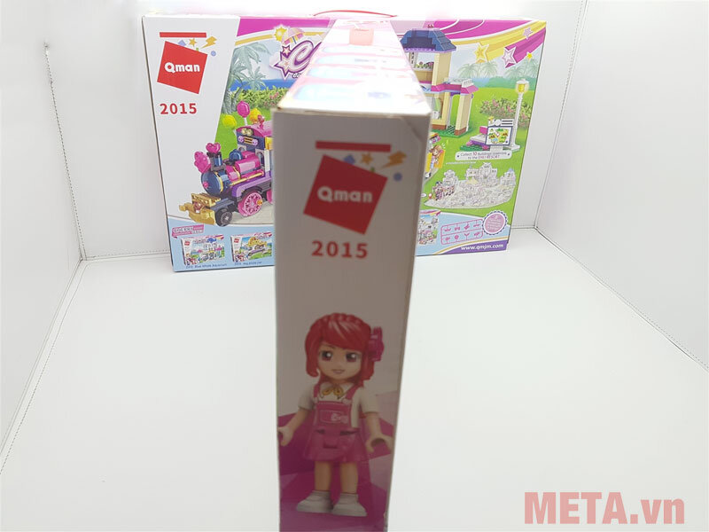 Đồ chơi lắp ghép Qman Happy Little Train - Đoàn tàu vui vẻ CCH2015