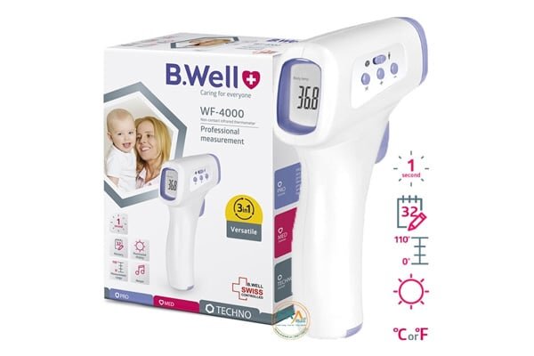 Nhiệt kế hồng ngoại B.Well Swiss WF-4000 Nhiệt kế hồng ngoại B.Well Swiss WF-4000