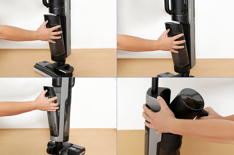 Dreame M12 có tác dụng vừa là máy hút bụi vừa là máy lau sàn (Ảnh: dienmayxanh).