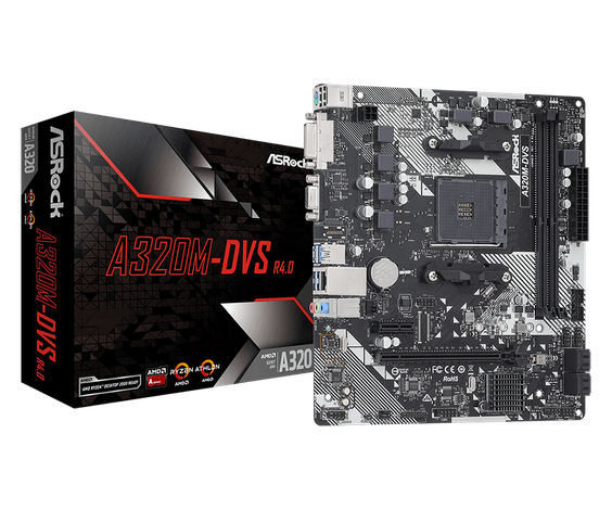 Mainboard Asus A320M DVS (R 4.0) ( AMD AM4 - m-ATX Form Factor - DDR4 )