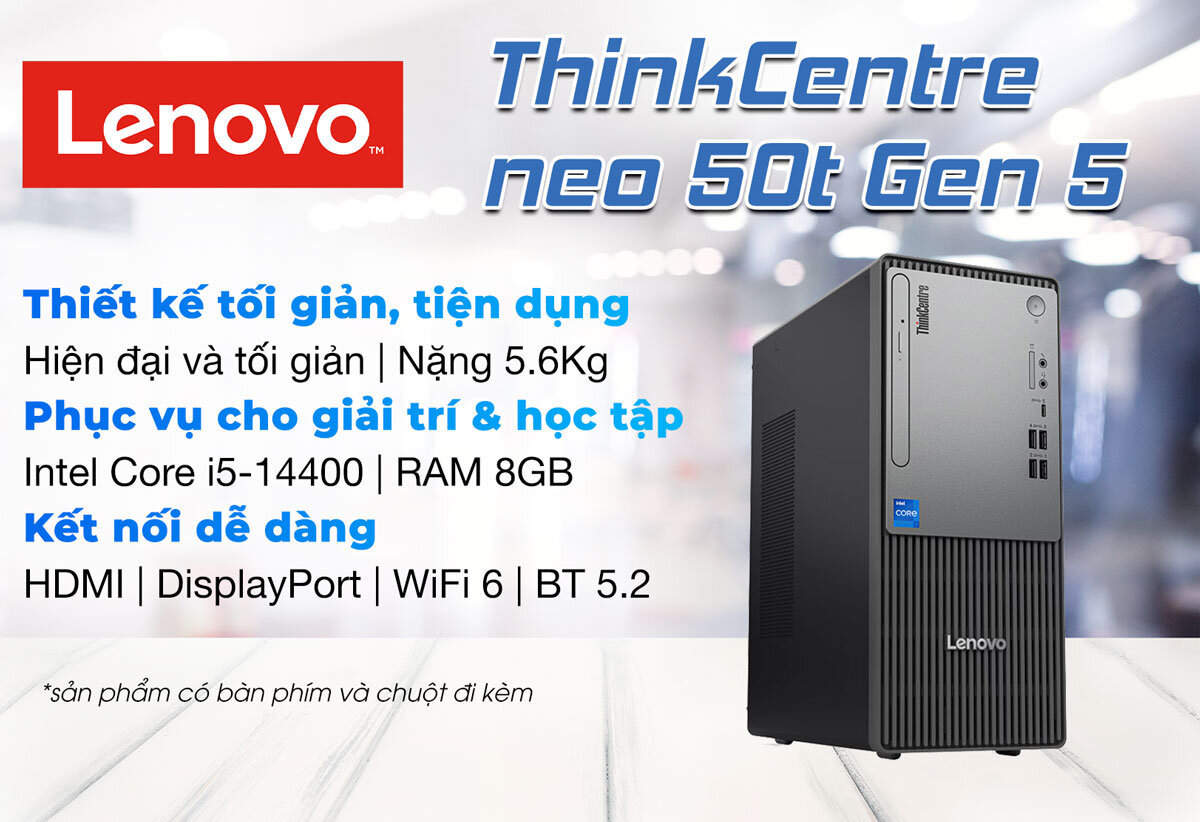 Máy tính cá nhân Lenovo ThinkCentre neo 50t (12UB0004VA)