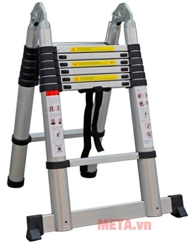 Thang nhôm rút gọn chữ A Ninda ND-50AI