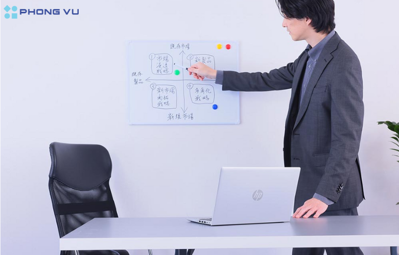 Hình ảnh thực tế Laptop HP ProBook 445 G10 - 878T1PA (cạnh phải)