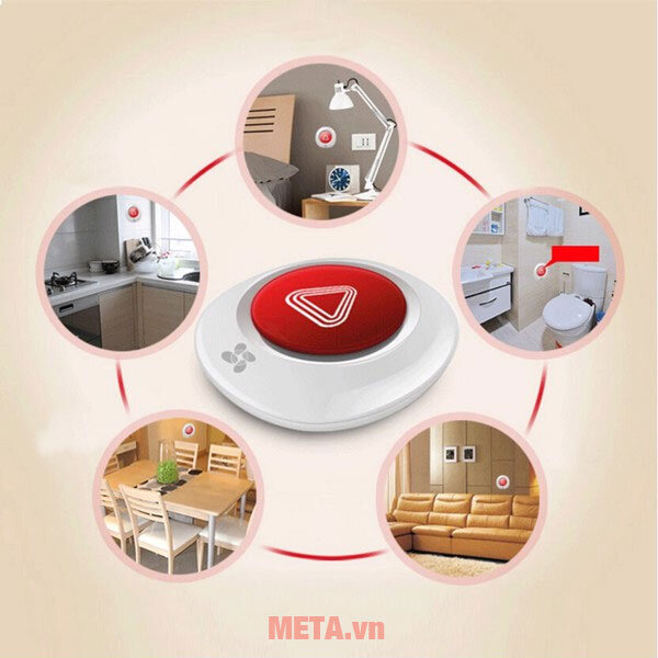 Nút bấm khẩn cấp không dây T3 CS-T3-A (APEC)