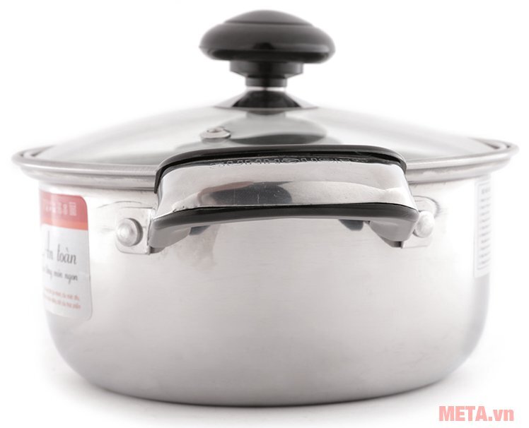 Bộ nồi inox 1 đáy quai đệm SH365 Bộ nồi inox 1 đáy quai đệm SH365