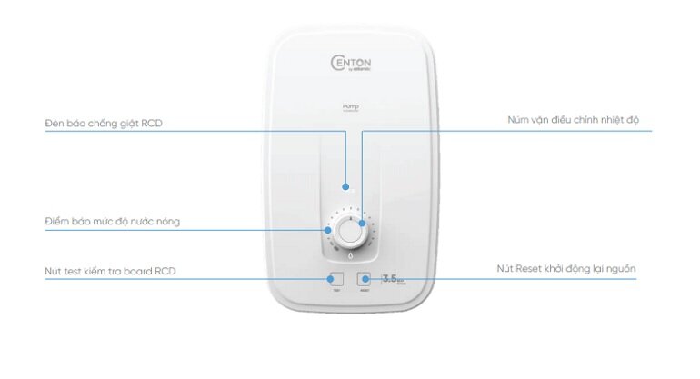 Bình nóng lạnh Centon Presto Lite NP 4.5kW