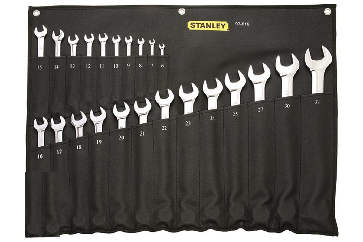 Cờ lê bộ vòng miệng hệ MET 23 chi tiết Stanley 93-616