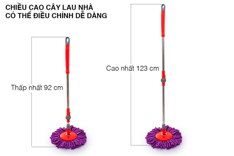 Bộ lau nhà 360 có bánh xe DMX-X4 Bộ lau nhà 360 có bánh xe DMX-X4