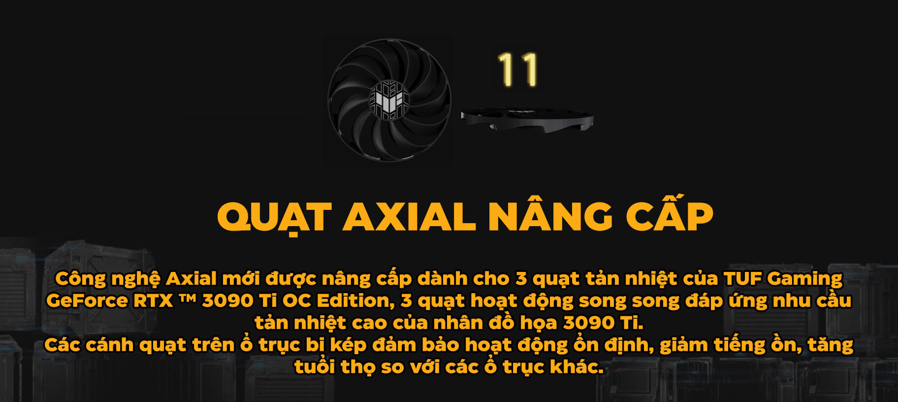 Card màn hình Asus TUF-RTX 3090 Ti-O24G-GAMING