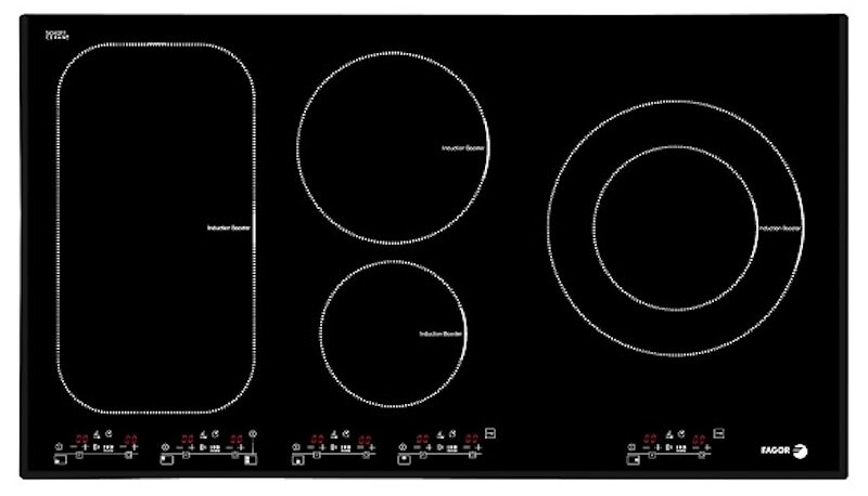 Thiết kế sang trọng, đẳng cấp của bếp từ Fagor IF-ZONE90S (Ảnh: Fagor).