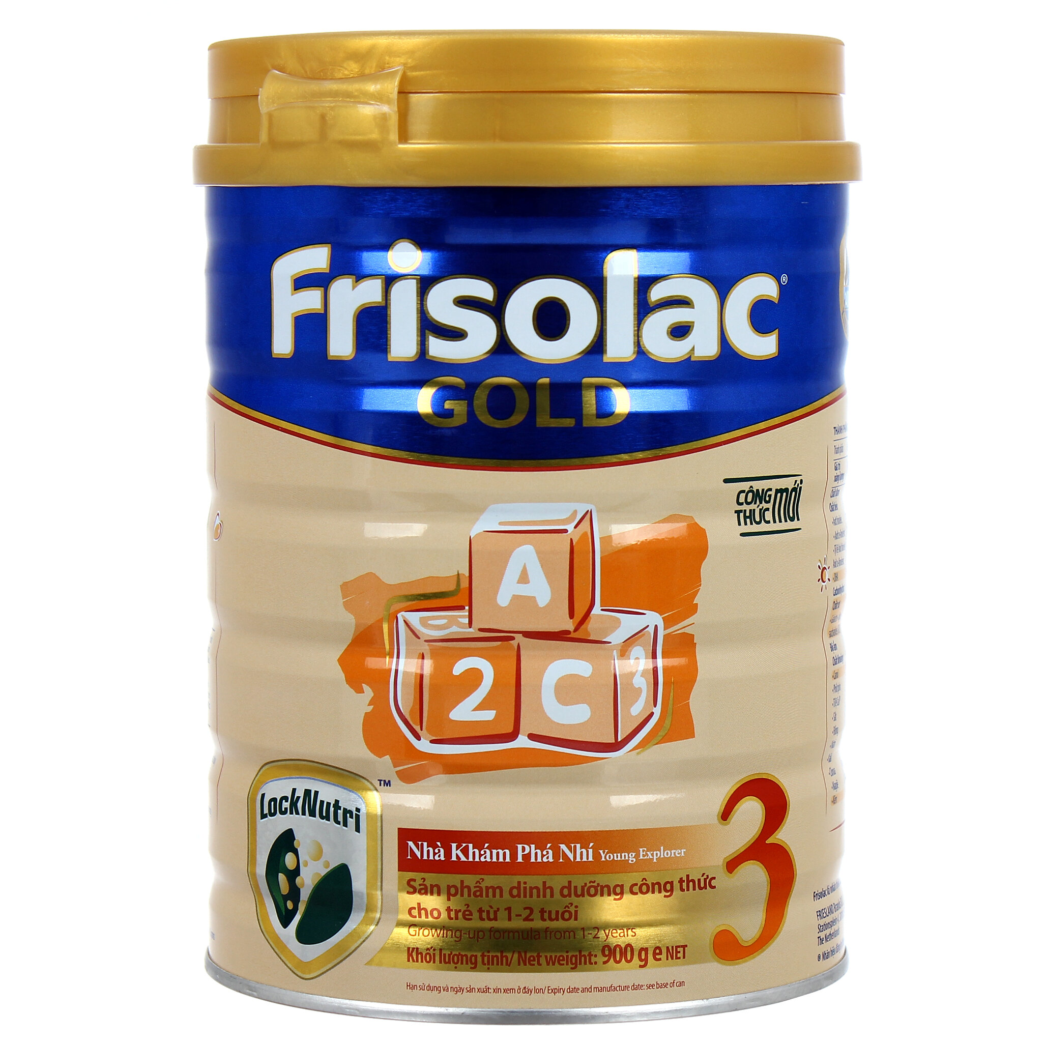  Sữa Frisolac Gold 3 900g (1  -2 tuổi)