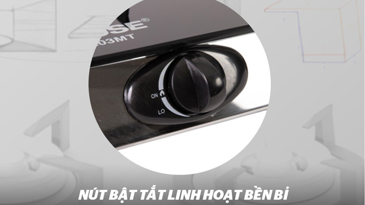 Sunhouse SHB203MT có điều khiển núm vặn đơn giản