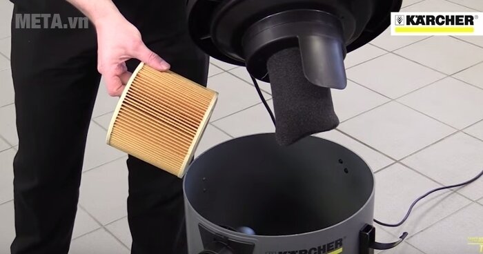 Máy hút bụi khô và ướt Karcher NT 48/1 Máy hút bụi khô và ướt Karcher NT 48/1