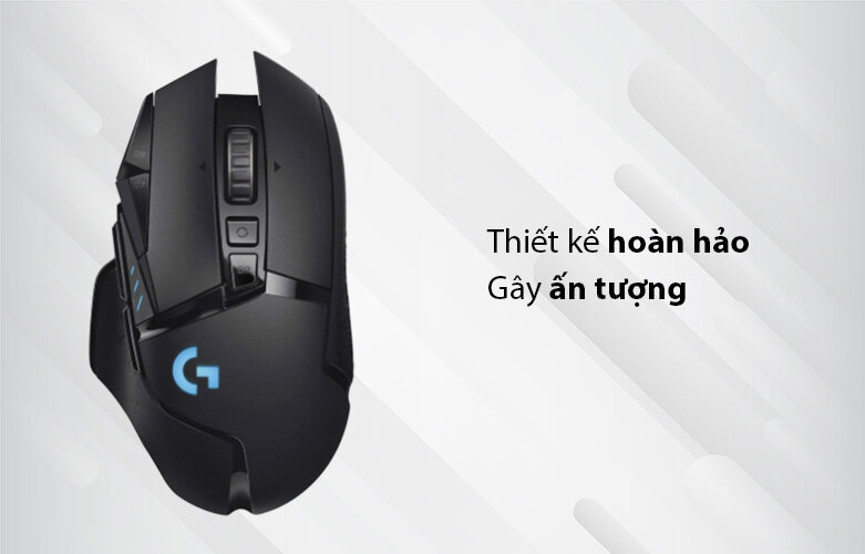 Chuột gaming không dây Logitech G502 Lightspeed (Đen) | Thiết kế hoàn hảo