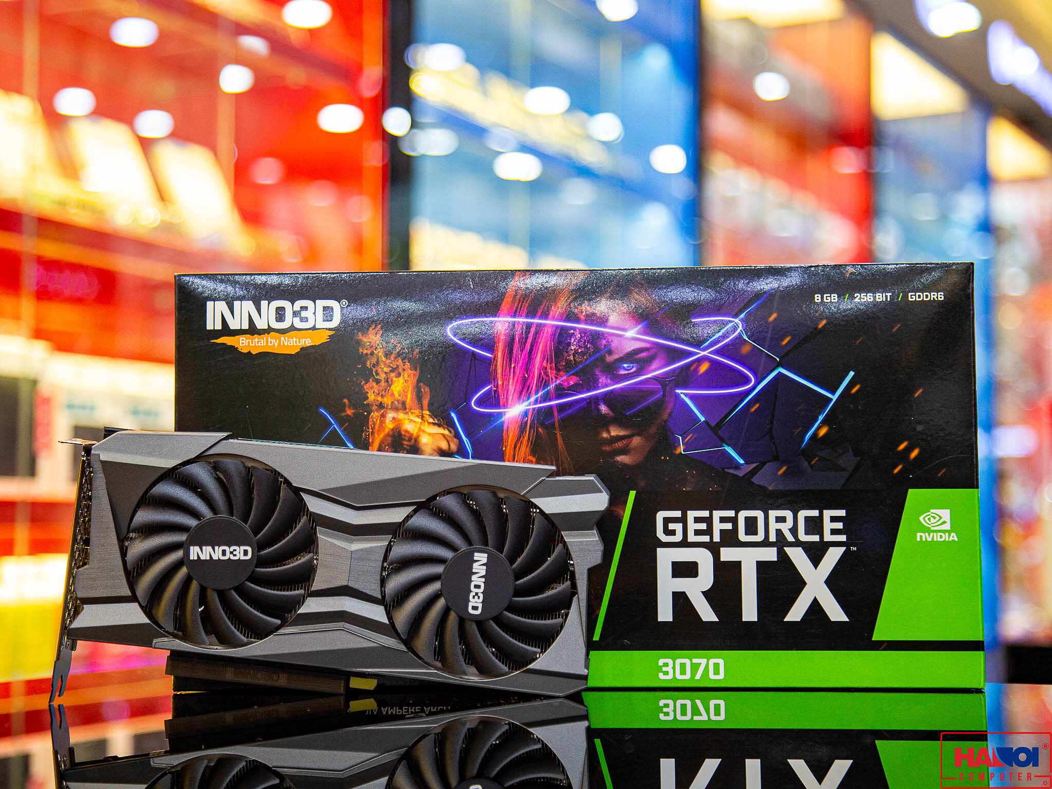 Card màn hình Inno3D RTX 3070 Twin X2 OC LHR