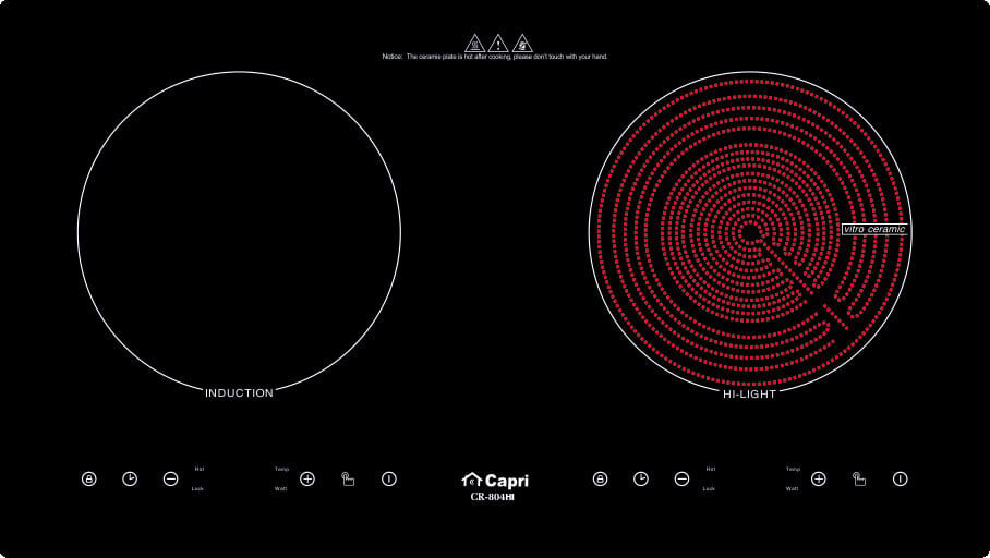 Bếp từ bếp hồng ngoại Capri CR 804HI Capri CR 804HI
