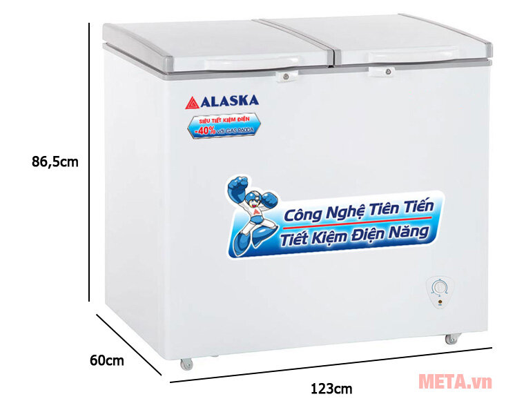 Tủ đông Alaska BCD-4568N 450 lít