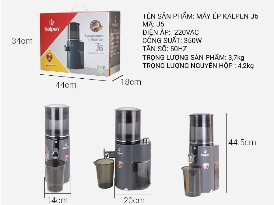 Máy ép trái cây Kalpen  