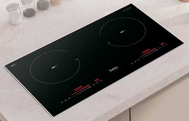 Bếp từ Sato Alpha SIH289 N1 (A) sử dụng nhiều linh kiện cao cấp (ảnh: sato).