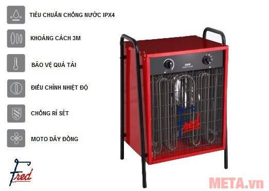 Máy sấy gió nóng FRED FR-U15/3 Máy sấy gió nóng FRED FR-U15/3
