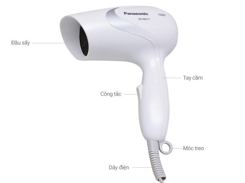 Máy sấy tóc Panasonic ND11 Màu Trắng Máy sấy tóc Panasonic ND11 Màu Trắng