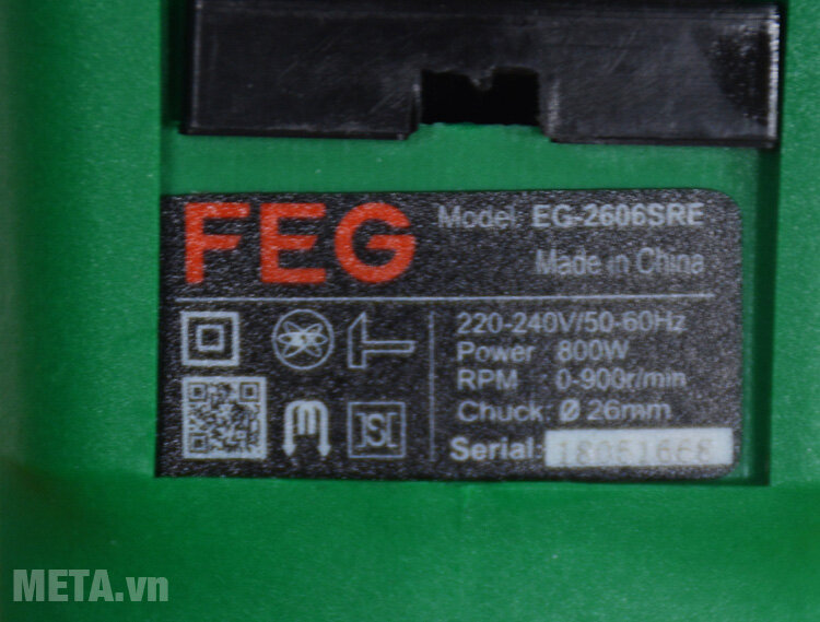Máy khoan bê tông FEG 2606SRE (800W)