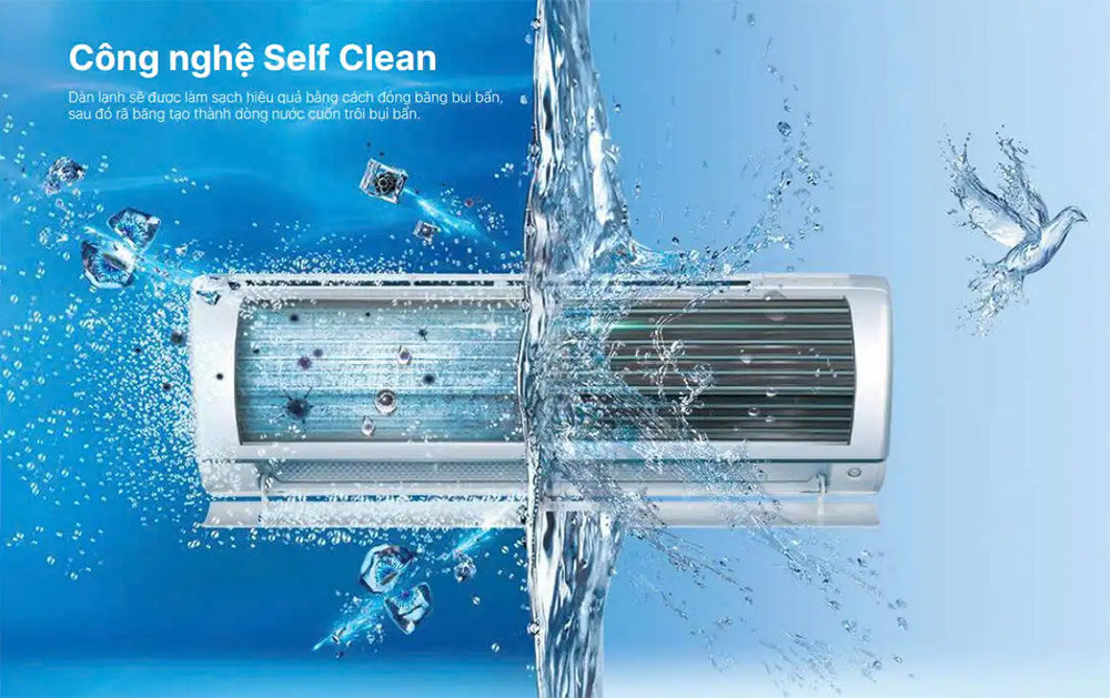 Khả năng tự làm sạch dàn lạnh Self Clean