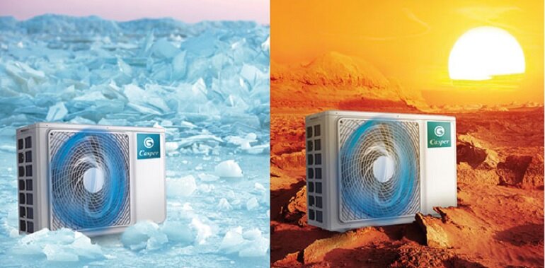 điều hòa casper 18000 btu 1 chiều cfc-18tl22 gas r410a