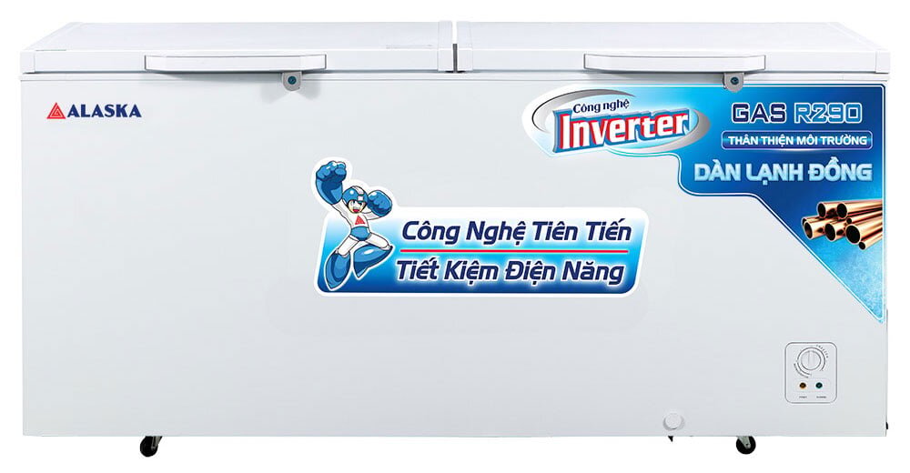 Tủ đông 2 nắp Alaska Inverter HB-550CI 408 lít Tủ đông 2 nắp Alaska Inverter HB-550CI 408 lít