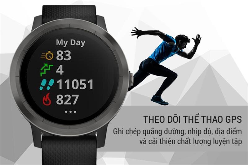 Đồng hồ thông minh Garmin Vivoactive 3 White 