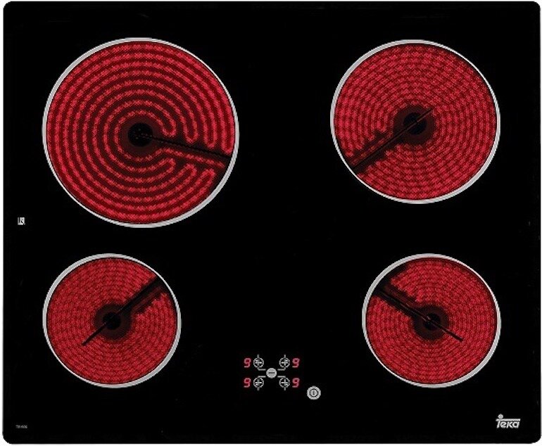Bếp hồng ngoại âm 4 vùng nấu Vitroceramic TEKA TB 600