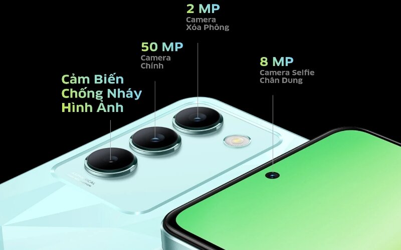 Điện thoại Vivo Y100 8GB/256GB camera