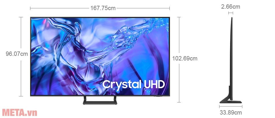 Smart Tivi Samsung UHD 4K 75 inch UA75DU8500KXXV