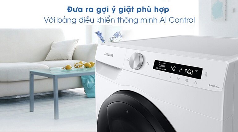 Máy giặt Samsung Addwash Inverter 8.5 kg WW85T554DAW/SV